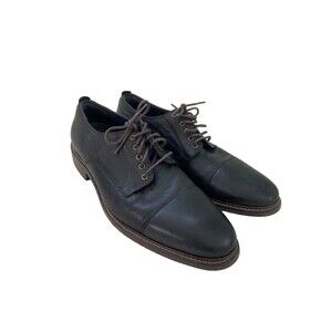 Cole Haan Grand ØS Watson Men's 11.5M Black Leather Cap Toe Oxford Shoes C26150